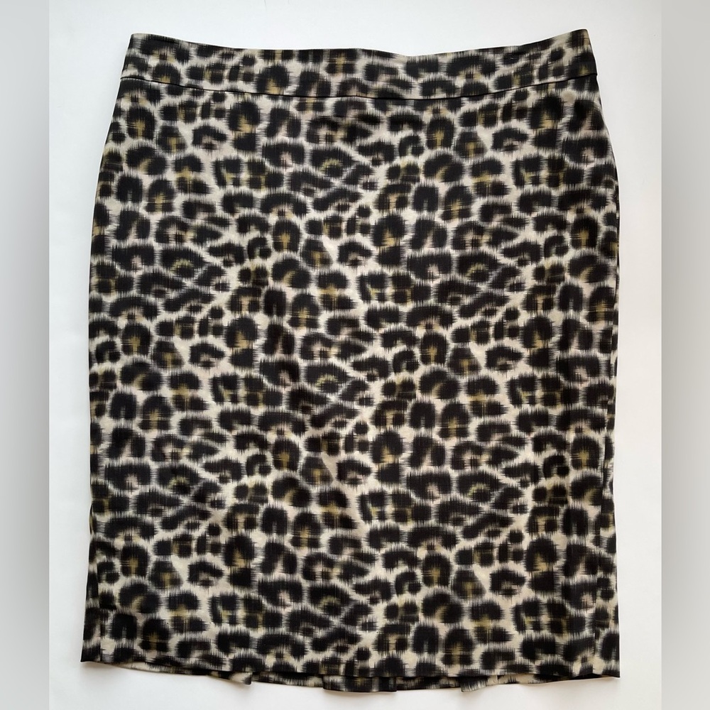 Animal Print Pencil Skirt Ann Taylor